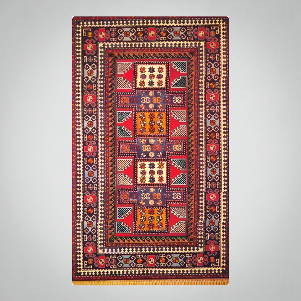"Shikhli" silk carpet