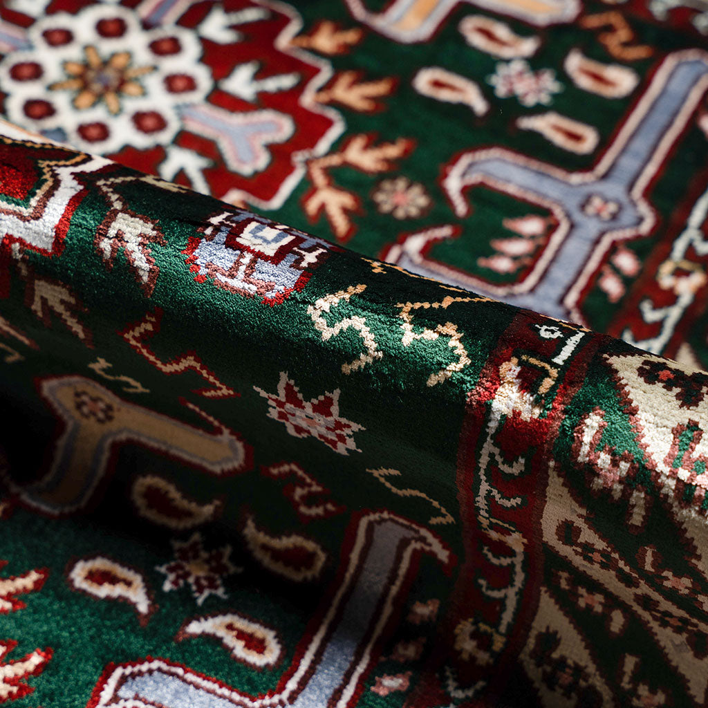 "Saj ayag" silk carpet